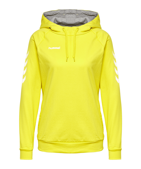 Hummel HMLGO Cotton Hoody Damen Gelb F5269 - gelb