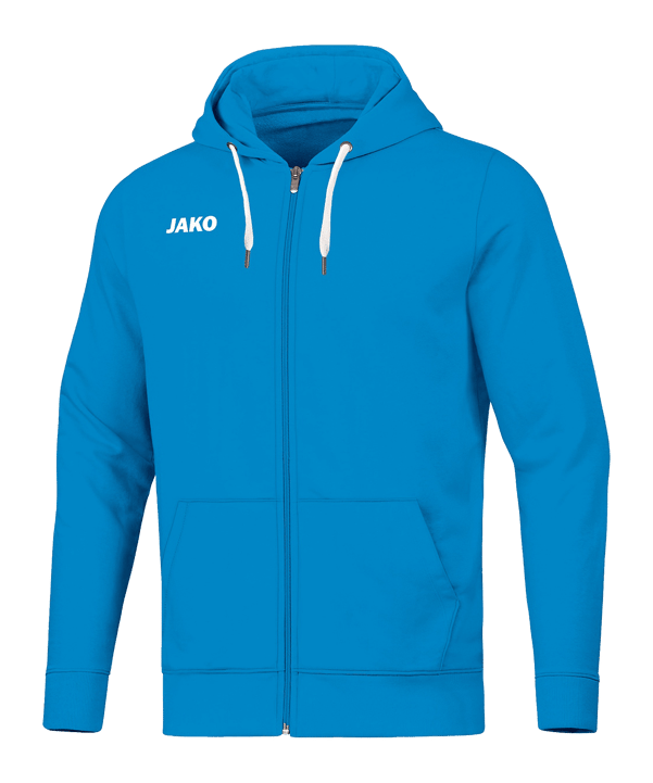 JAKO Base Jas met capuchon Blauw K089 - blauw