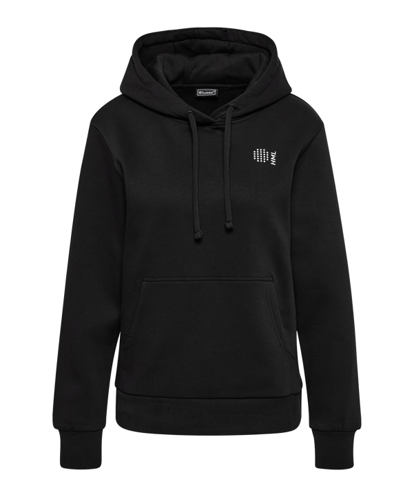 Hummel Court Cotton Hoody Damen Schwarz F2001 - schwarz