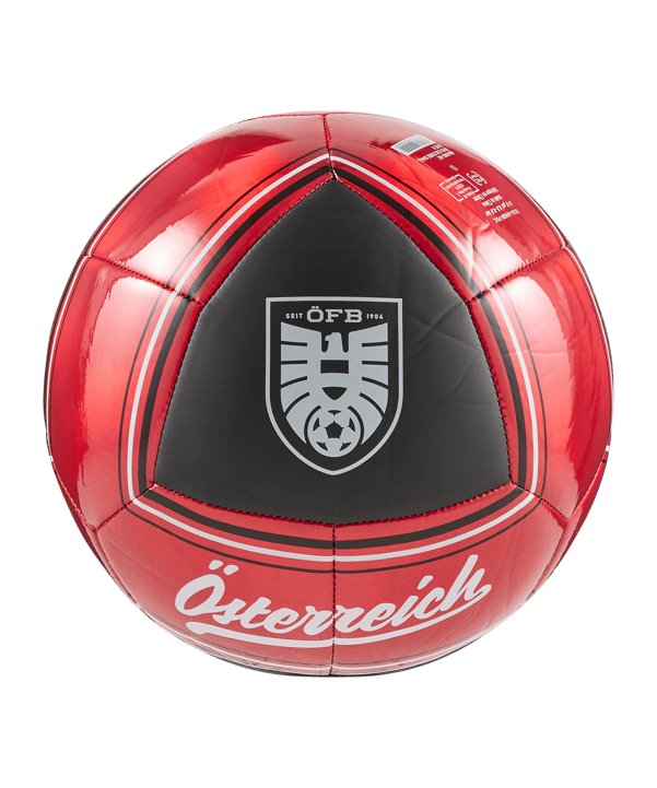 PUMA ÖFB Austria Culture Pallone da allenamento Nero C02 - nero