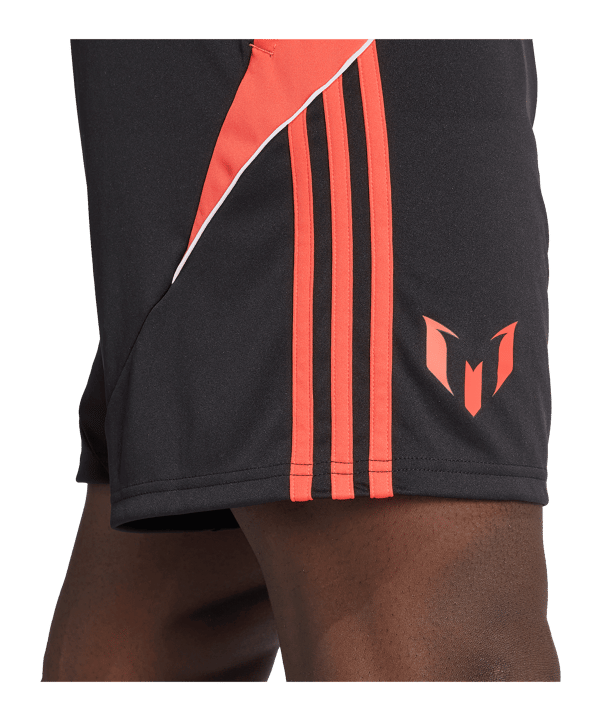 adidas Messi Short Schwarz - schwarz