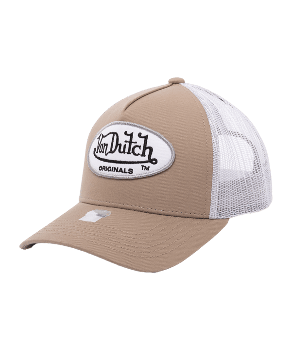 Von Dutch Boston Trucker Cap Braun Weiss - braun