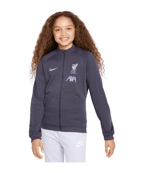 Nike FC Liverpool Anthem 3rd Jacke Kids F016 - grau