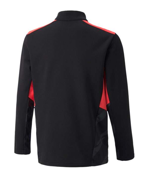 PUMA individualCUP HalfZip Sweatshirt Kids F43 - schwarz