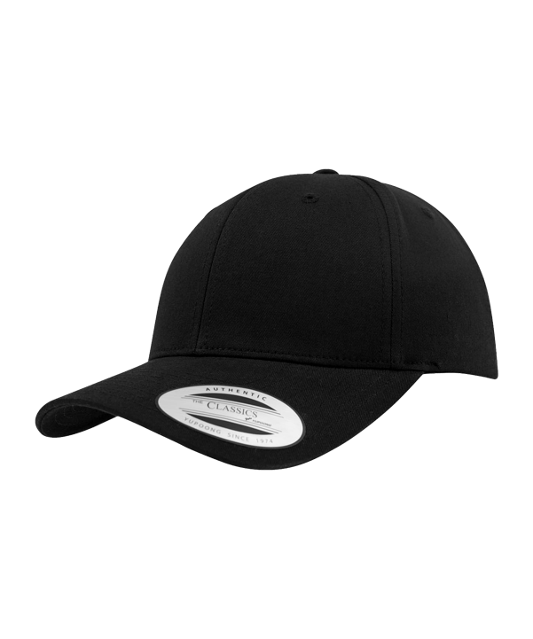 Merch Curved Classic Snapback Cap Black - schwarz
