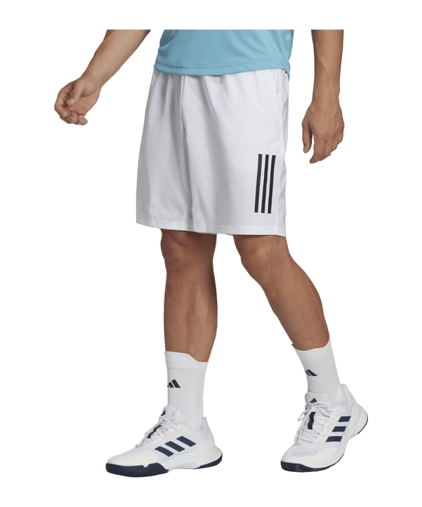 adidas Club 3-Stripes Short Weiß - weiss