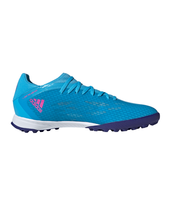 adidas X SPEEDFLOW.3 TF Sapphire Edge Blau Pink Weiss - blau