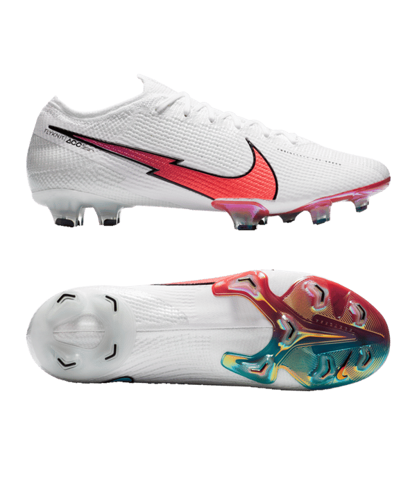 Nike Mercurial Vapor XIII Flash Crimson Elite FG Weiss F163 - weiss