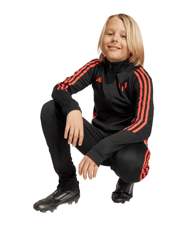 adidas Messi Jacke Kids Schwarz - schwarz