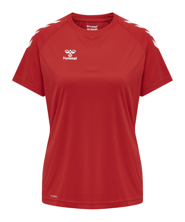 Hummel hmlCORE XK Poly T-Shirt Damen Rot F3062 - rot