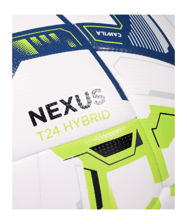 Cawila NEXUS T24 HYBRID Fussball Trainingsball Schwarz Neon - schwarz
