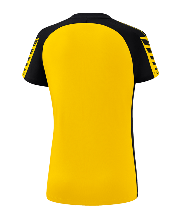 Erima Six Wings T-Shirt Damen Gelb Schwarz - gelb