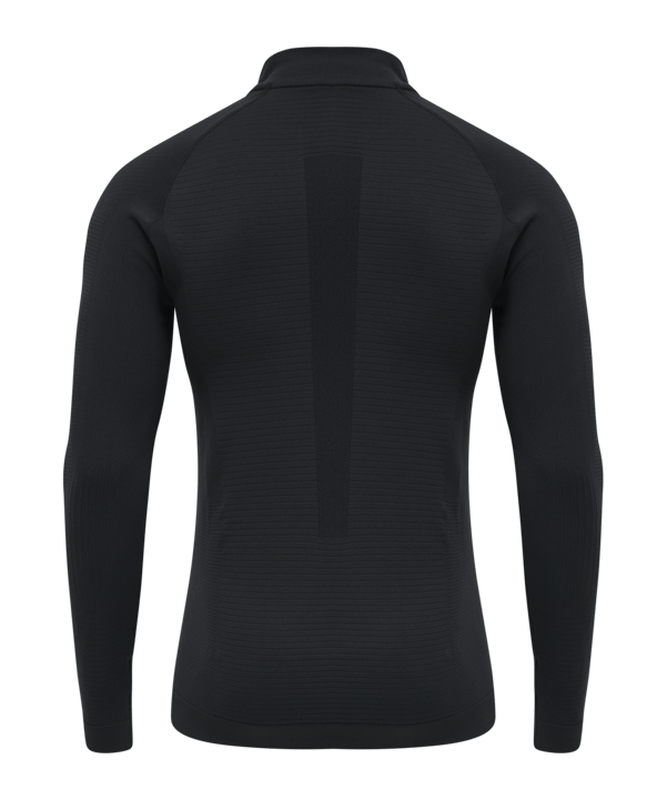 Hummel hmlstroke Seamless HalfZip Sweatshirt F2001 - schwarz