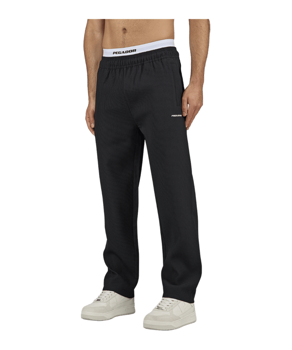 Pegador Troy Plissee Hose Schwarz - schwarz