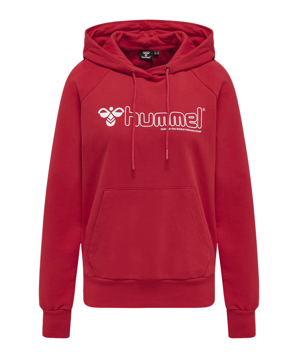 Hummel hmlNONI 2.0 Hoody Damen Rot F3658 - rot