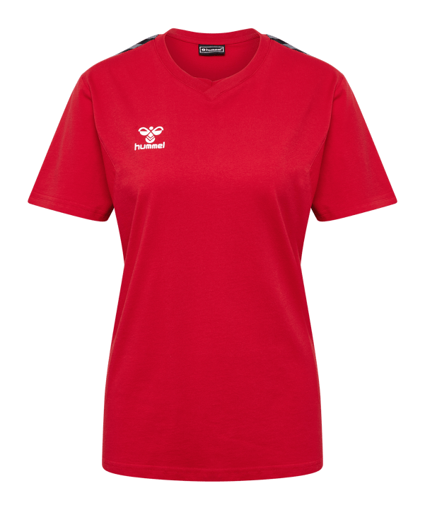 Hummel AUTHENTIC CO T-Shirt Damen Rot F3062 - rot