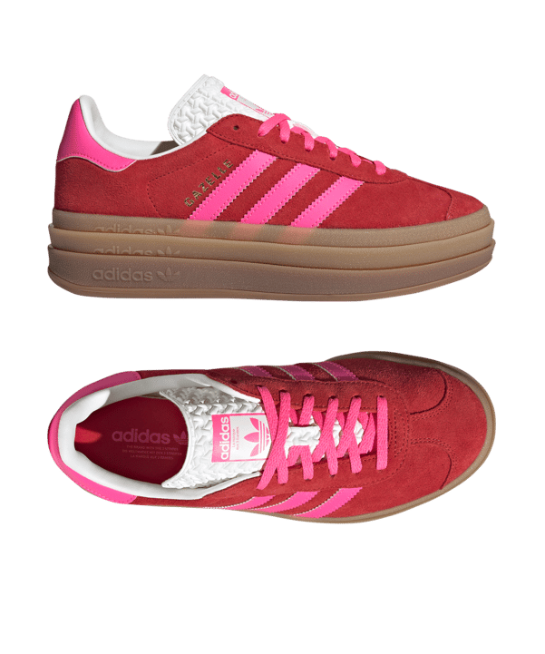 adidas Originals Gazelle Bold Damen Rot Pink - rot