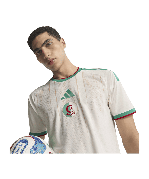 adidas Algeria Authentic Maglietta Home 2026 Beige - beige
