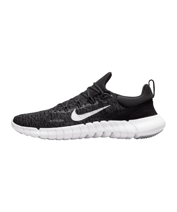 Nike Free 5.0 Running Schwarz Weiss F001 - schwarz