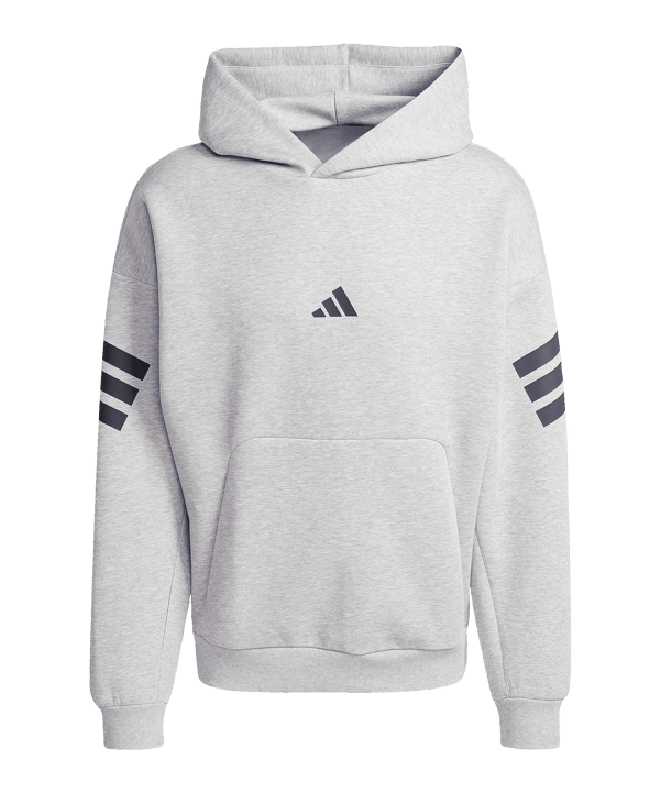 adidas Future Icons Three Stripes Hoody Grijs - grijs