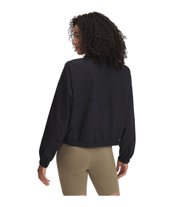 Under Armour Rival Woven Jacke Damen Schwarz F001 - schwarz