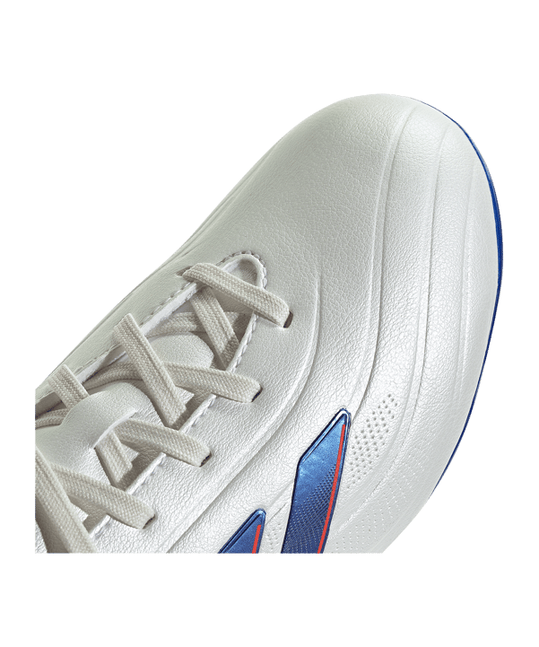 adidas COPA Pure 2 League FG Advancement Kids Weiss Blau - weiss