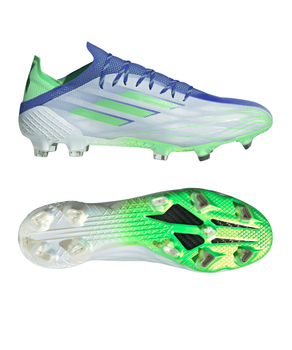 adidas X SPEEDFLOW.1 Adizero FG Weiss Lila Grün - weiss