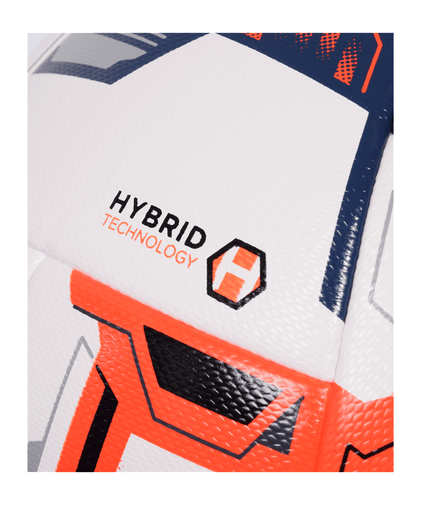 Cawila NEXUS T24 HYBRID Fussball Trainingsball | Navy Rot - weiss