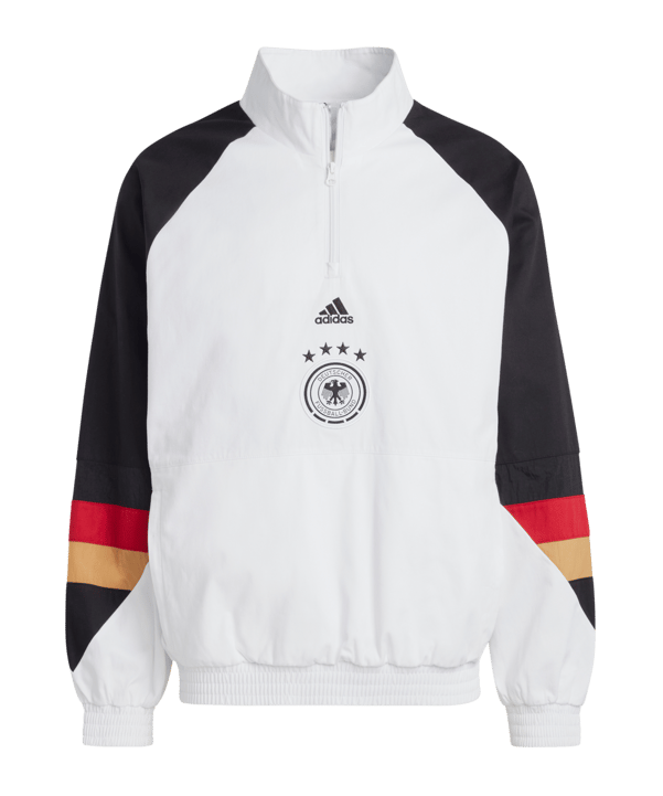 adidas DFB Deutschland Icon Tracktop Jacke Weiss - weiss