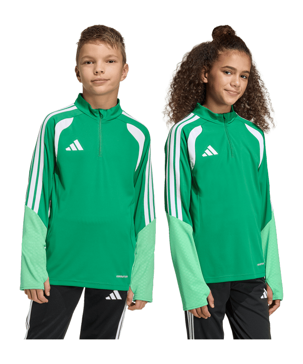 adidas Tiro 26 Competition Training Zip Top Kinder Dunkelblau - gruen