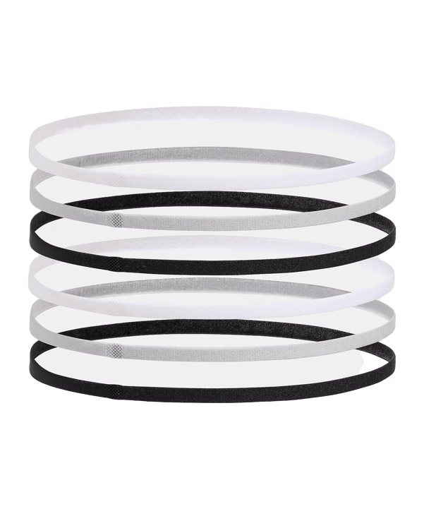 Under Armour Mini Elastic 6PK Stirnband Damen Schwarz F001 - schwarz