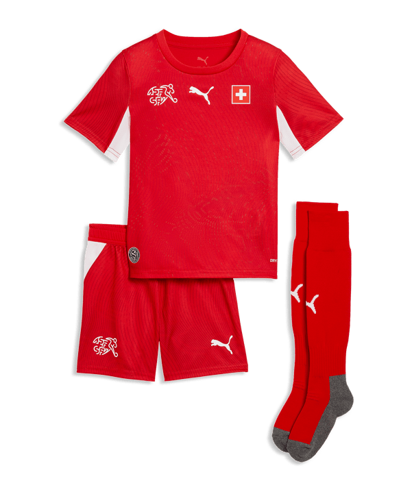 PUMA SFV Schweiz Minikit Trikot Set WM 2026 Kids Rot F01 - rot