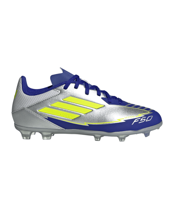 adidas F50 League FG Messi Kids Silber - silber