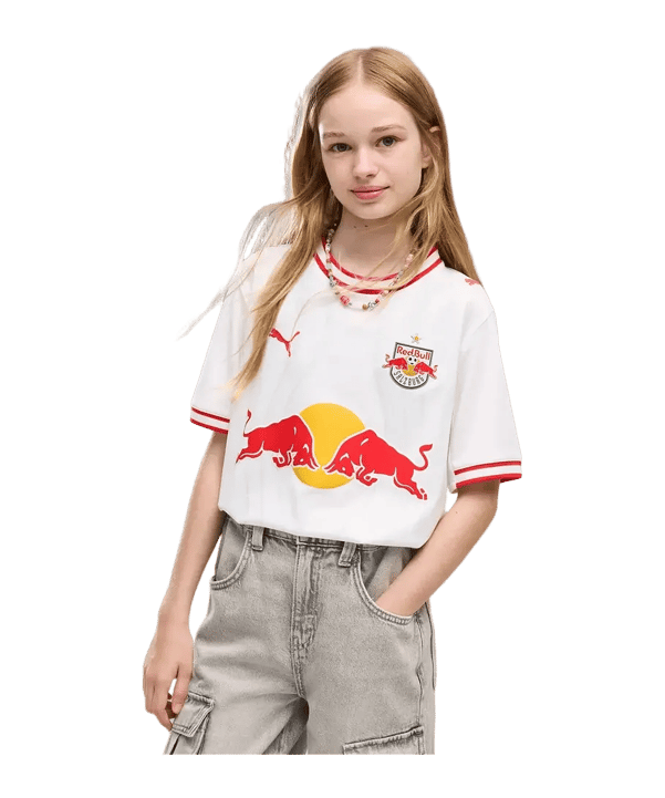 PUMA Red Bull Salzburg Replica Maglietta Home 2026/2027 Bambini Bianco C01 - bianco
