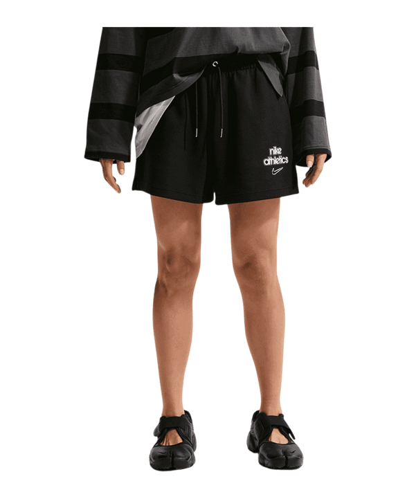 Nike Fleece Boyfriend Court Femmes Noir C010 - noir