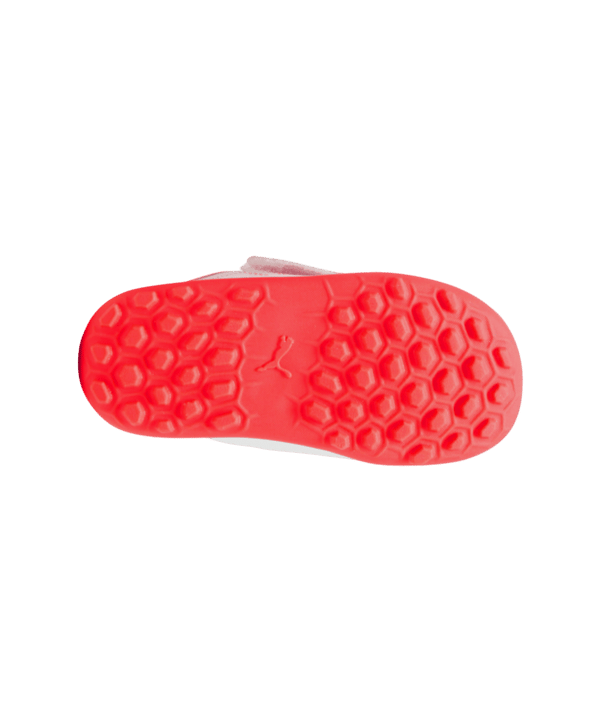 PUMA FUTURE Play TT V Breakthrough Baby Kids Weiss Rot Schwarz F01 - weiss
