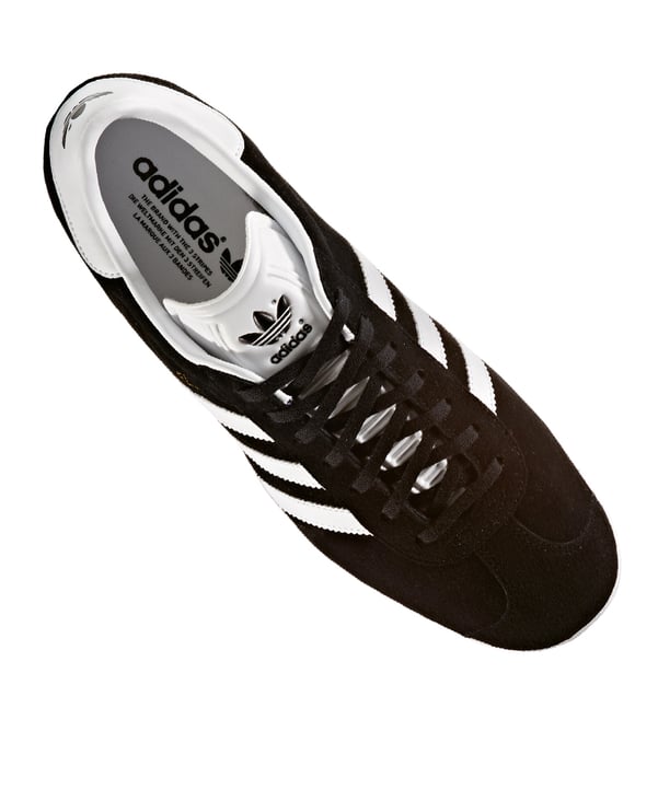 adidas Originals Gazelle Sneaker Schwarz Weiss - schwarz