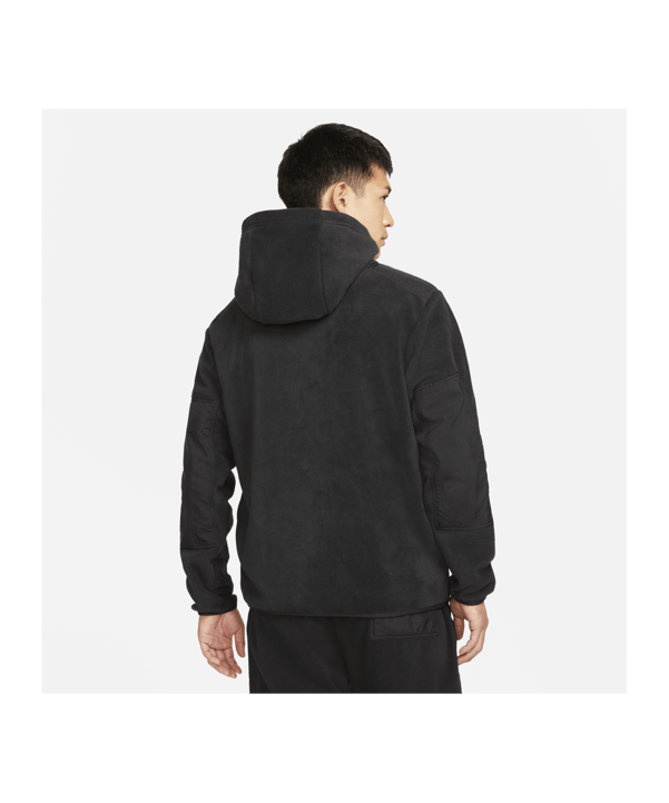 Nike Essentials Polar Fleece Kapuzenjacke F010 - schwarz