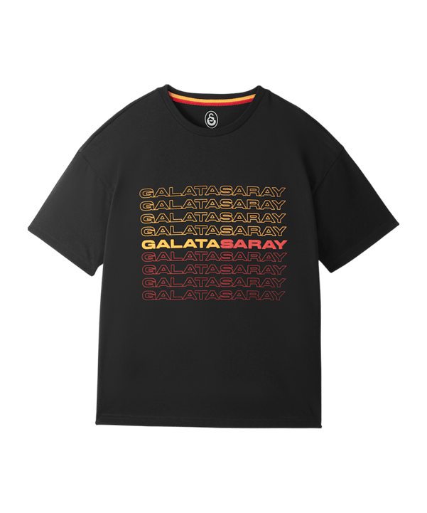 Galatasaray Istanbul T-Shirt Kids Schwarz - schwarz
