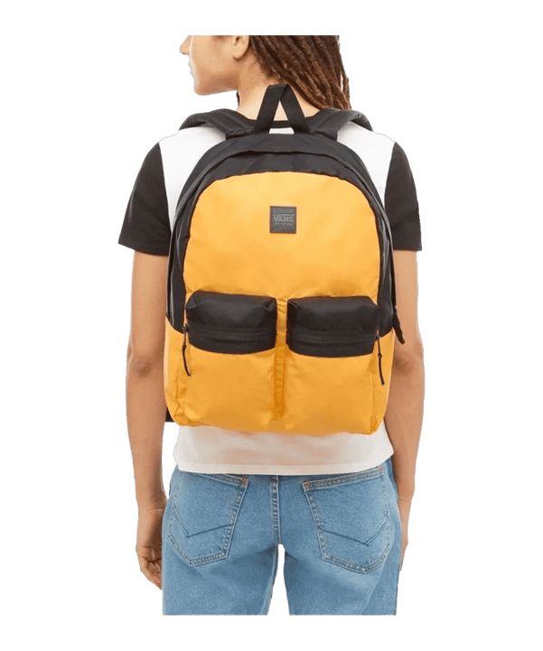 Vans Double Down Rucksack Gelb Schwarz - gelb