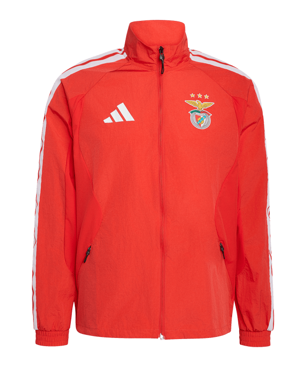 adidas Benfica Lissabon Anthem Jacke Rot - rot