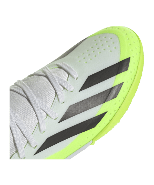 adidas X Crazyfast.3 TF Crazyrush Kids Weiss Schwarz Gelb - weiss