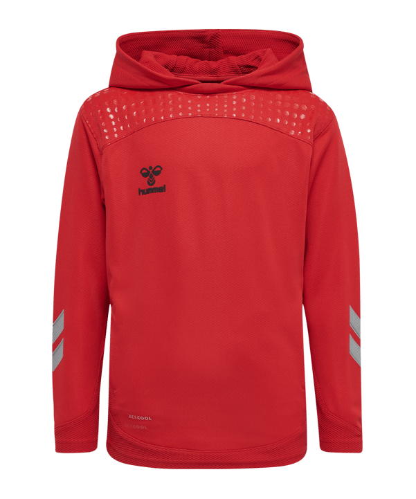 Hummel hmlLEAD Poly Hoody Kids Rot F3062 - rot
