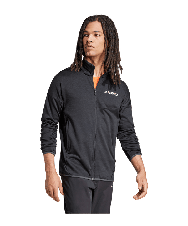 adidas Terrex Xperior Climawarm Light Fleece Jacke Schwarz - noir