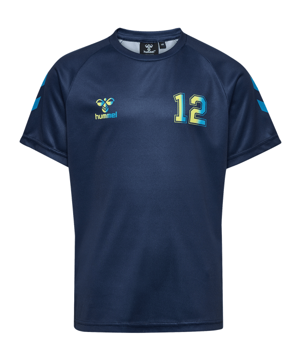 hummel Shimmer T-Shirt Kids Blau F7795 - blau