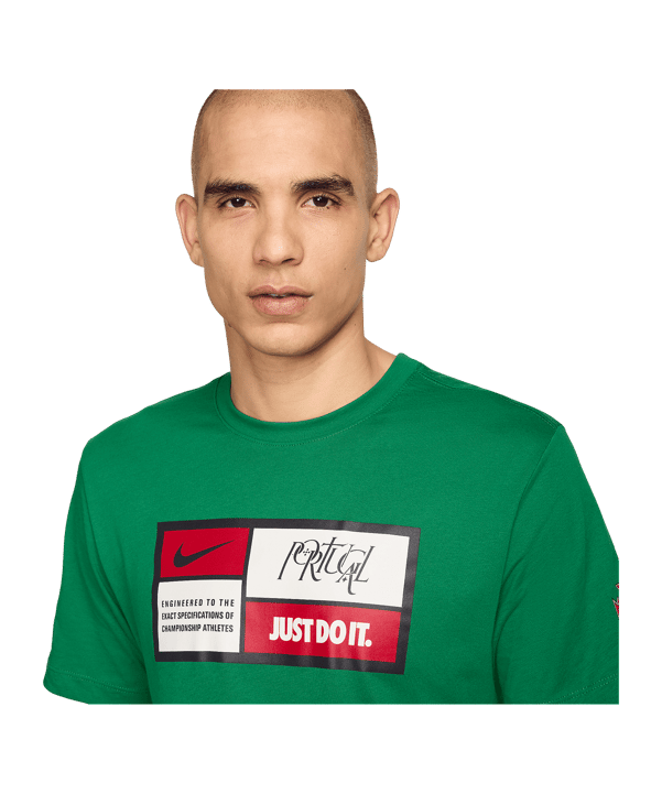Nike Portugal Just Do It T-Shirt EM 2024 Grün F302 - gruen