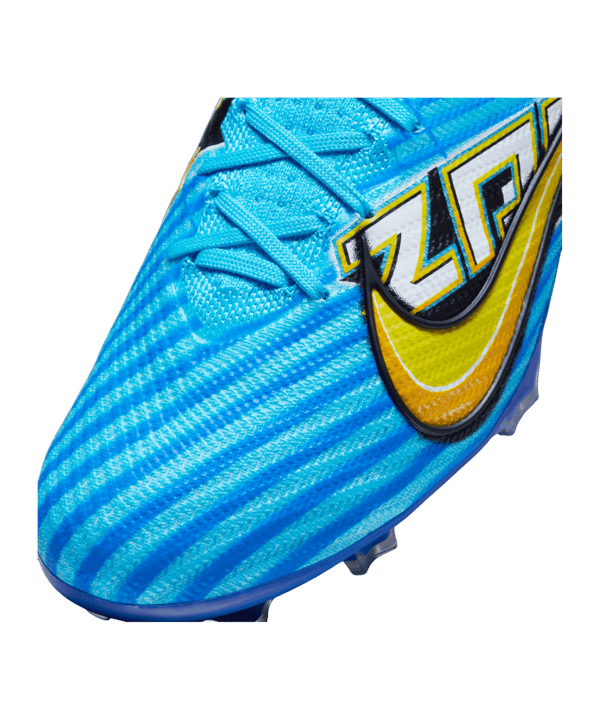 Nike Air Zoom Mecurial Superfly IX Elite FG Mbappe Signature Blau F400 - blau