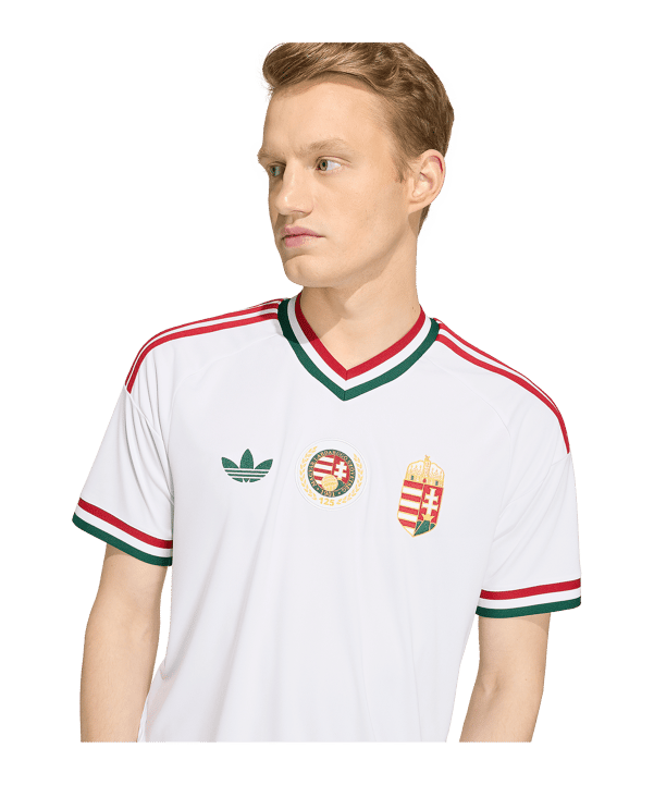 adidas MLSZ Ungarn 2026 Trikot Away 2026 Weiß - weiss