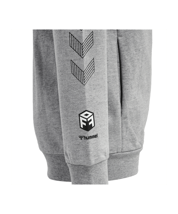 Hummel Move Grid Cotton Sweatshirt Kids Grau F2006 - grau