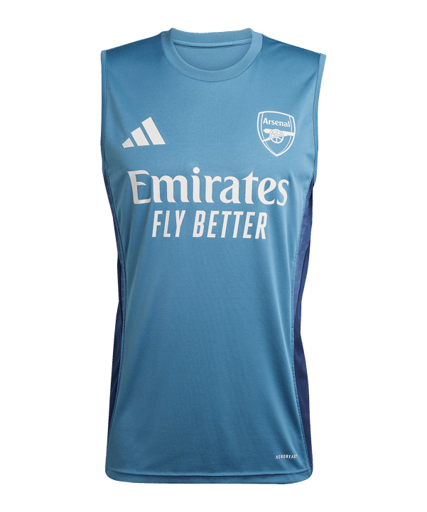 adidas FC Arsenal London Sleeveless Trainingsshirt Blau - blau